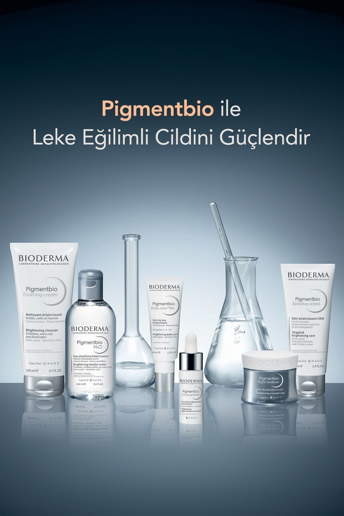 Bioderma Pigmentbio Foaming Cream Leke Karşıtı Aydınlatıcı Peeling Etkili Yıkama Jeli Yüz ve Vücut 500 ml